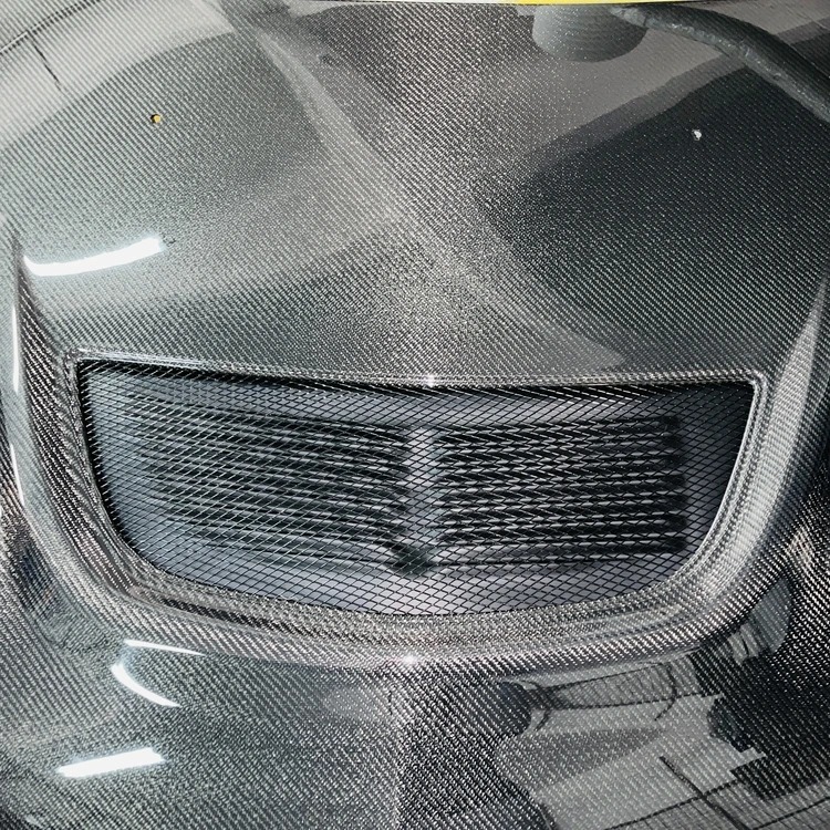 Exquisite Detail Control Antioxidant Engine Front Cover New EVO9 Carbon Fiber Hood Bonnet